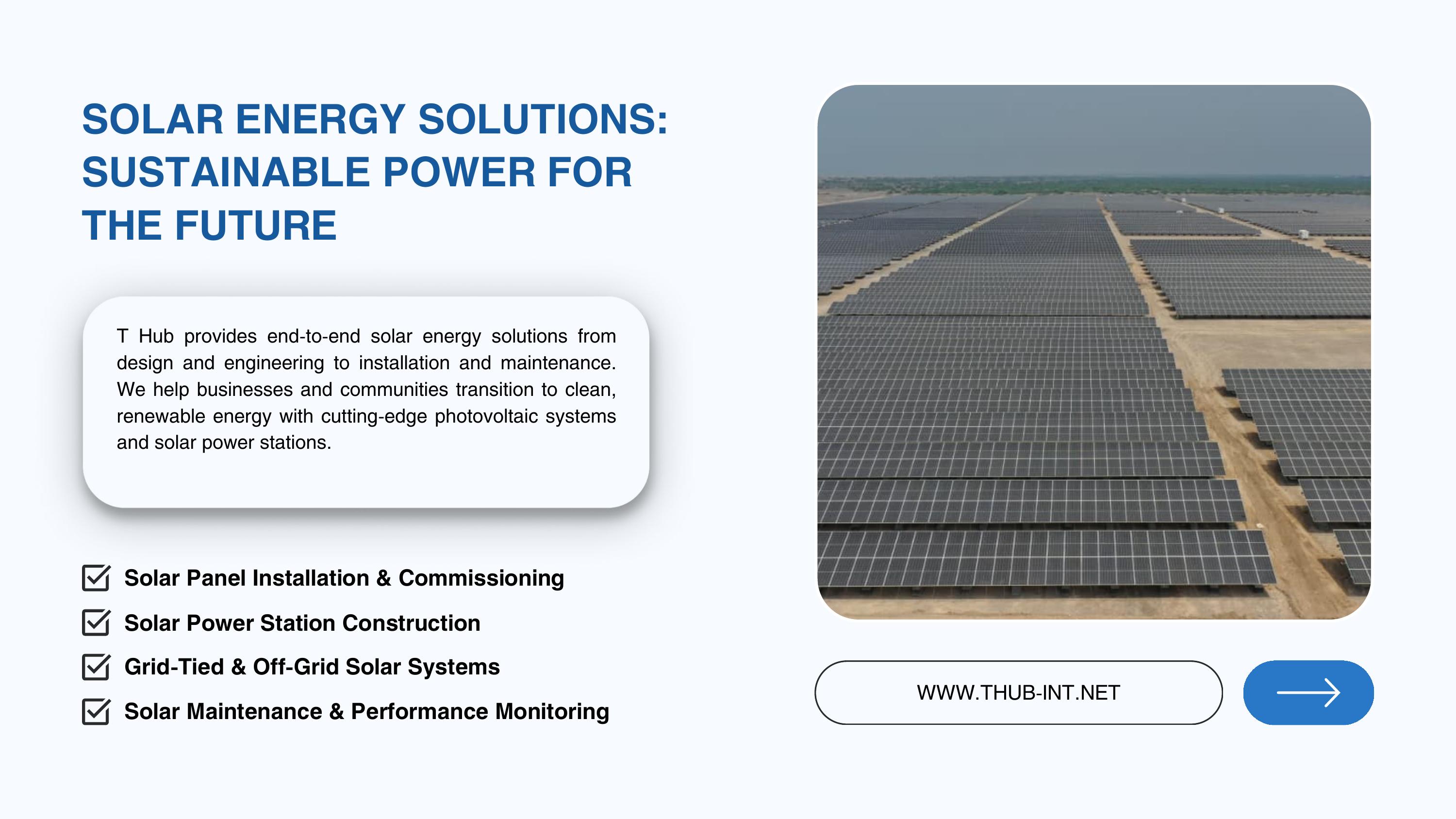 Solar energy solutions